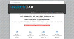 Desktop Screenshot of millettetech.com